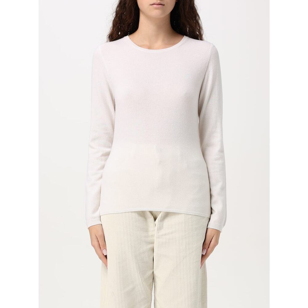 Allude RD Crew Neck Cashmere Blend Sweater in Fleur De Sel L